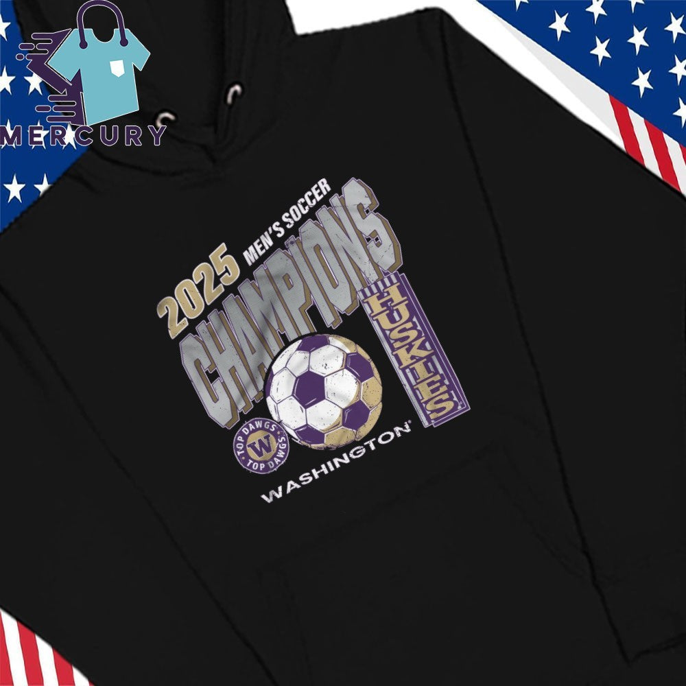 Washington Huskies 2025 NCAA Men’s Soccer National Champions Shirt