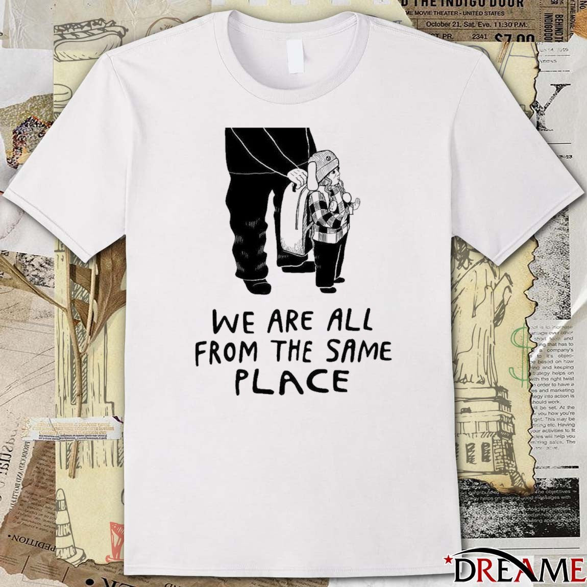 We Are All From The Same Place Free Liam Ramos t-shirt