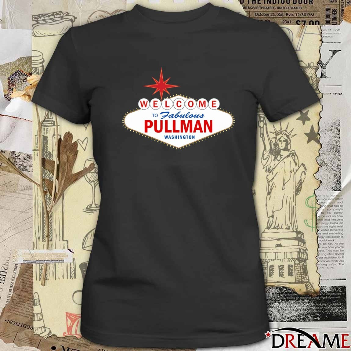 Welcome To Fabulous Pullman Washington State Cougars t-shirt