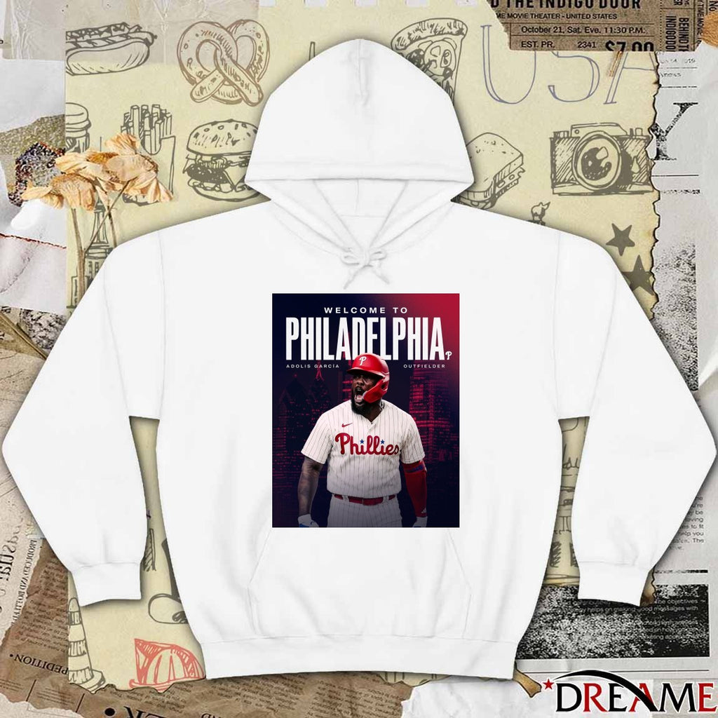 Welcome To Philadelphia Phillies Adolis García El Bombi Outfielder Poster t-shirt