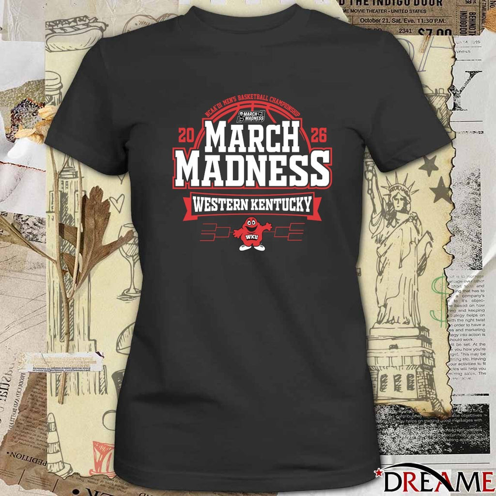 Western Kentucky Hilltoppers 2026 NCAA DI Men’s Basketball Championship March Madness Bound t-shirt