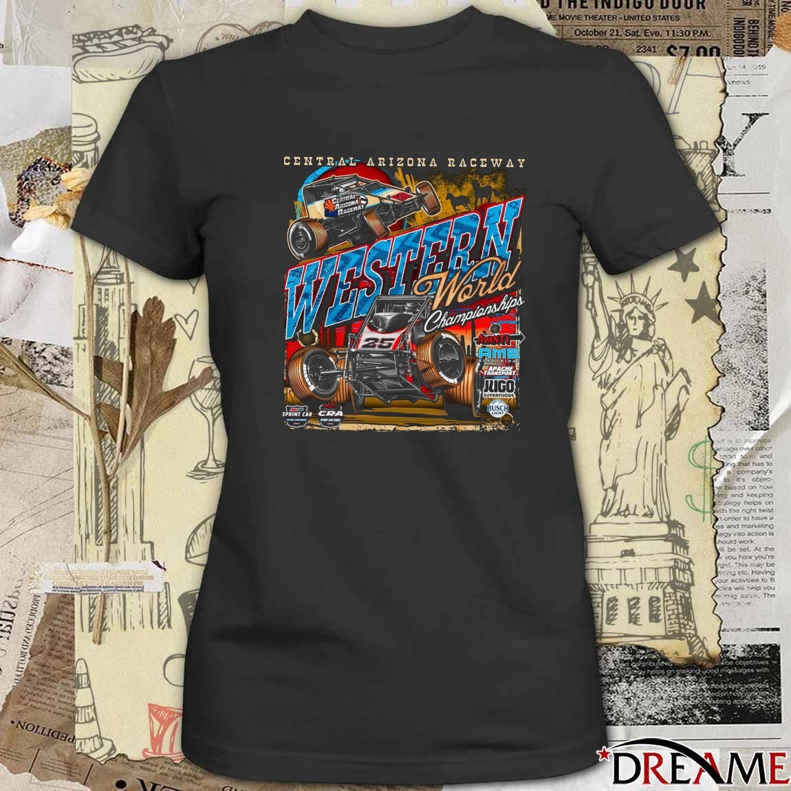 Western World Championships Central Arizona Raceway 2025 Western World t-shirt