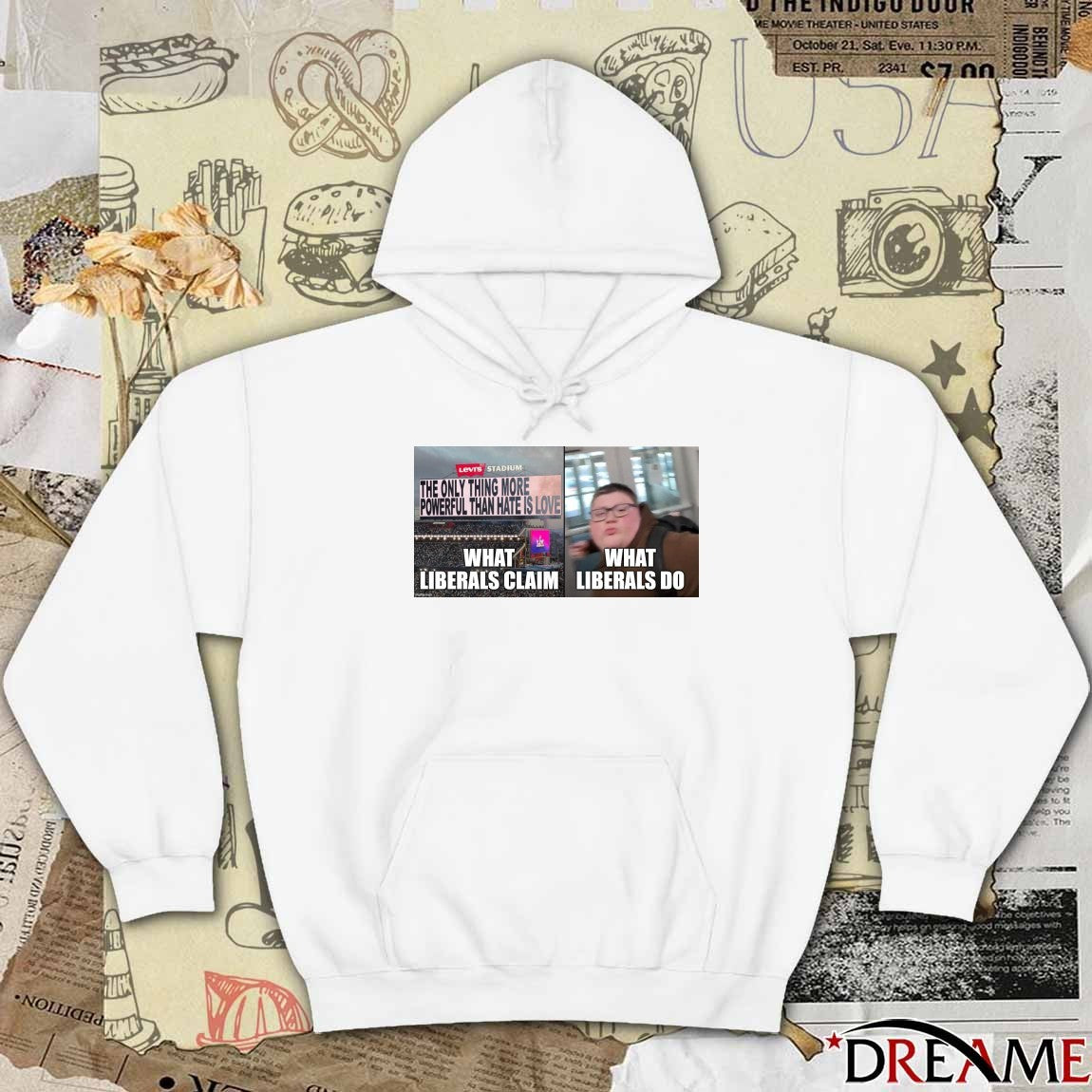 What Liberals Claim What Liberals Do t-shirt