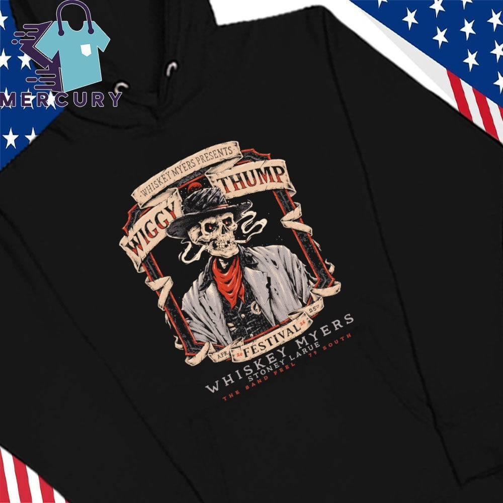 Whiskey Myers Wiggy Thump Festival 2026 Venue Poster On April 25 In Palestine Texas Shirt