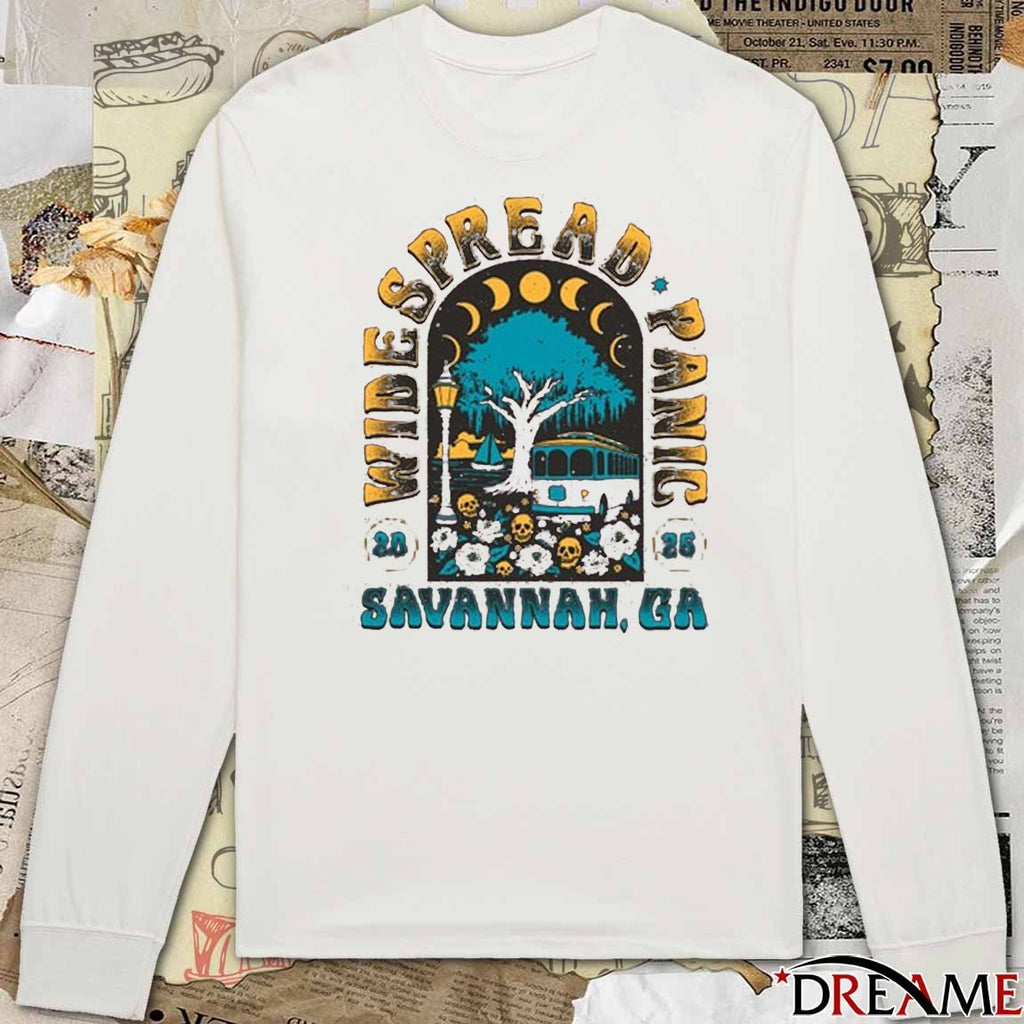 Widespread Panic 2025 Tour Savannah GA t-shirt