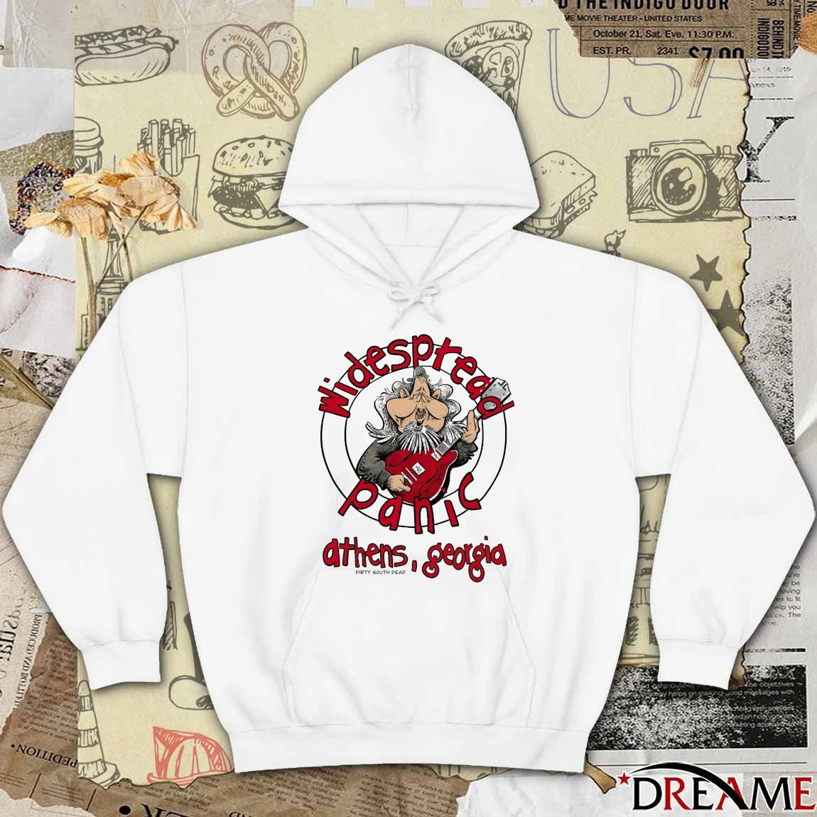 Widespread Panic Athens Georgia Dirty South Dead Spreadneck Gourmet t-shirt