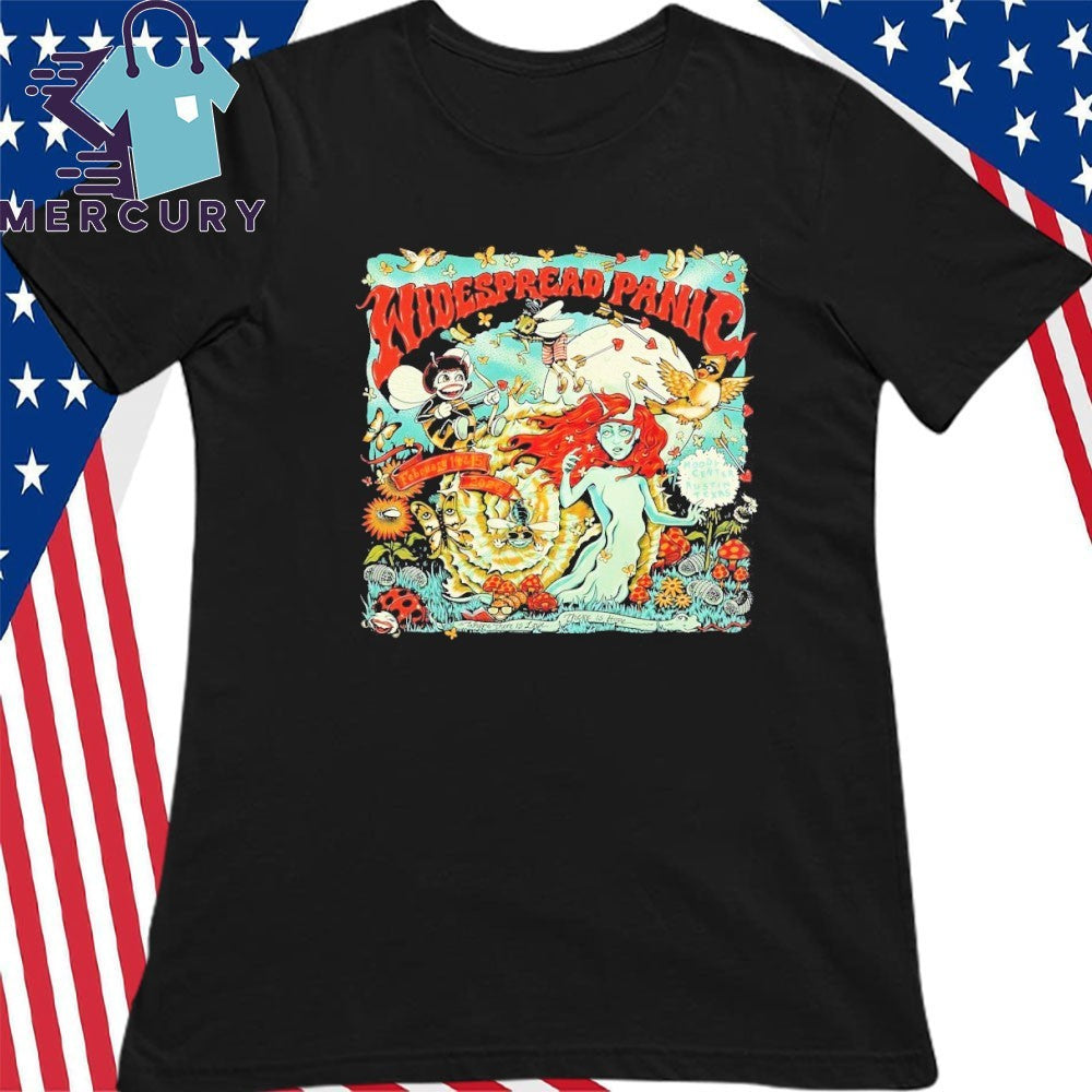 Widespread Panic Austin Texas 2026 Merch Gig Poster At Moody Center On February 14 And 15 2026 Art By Billy Perkins Shirt