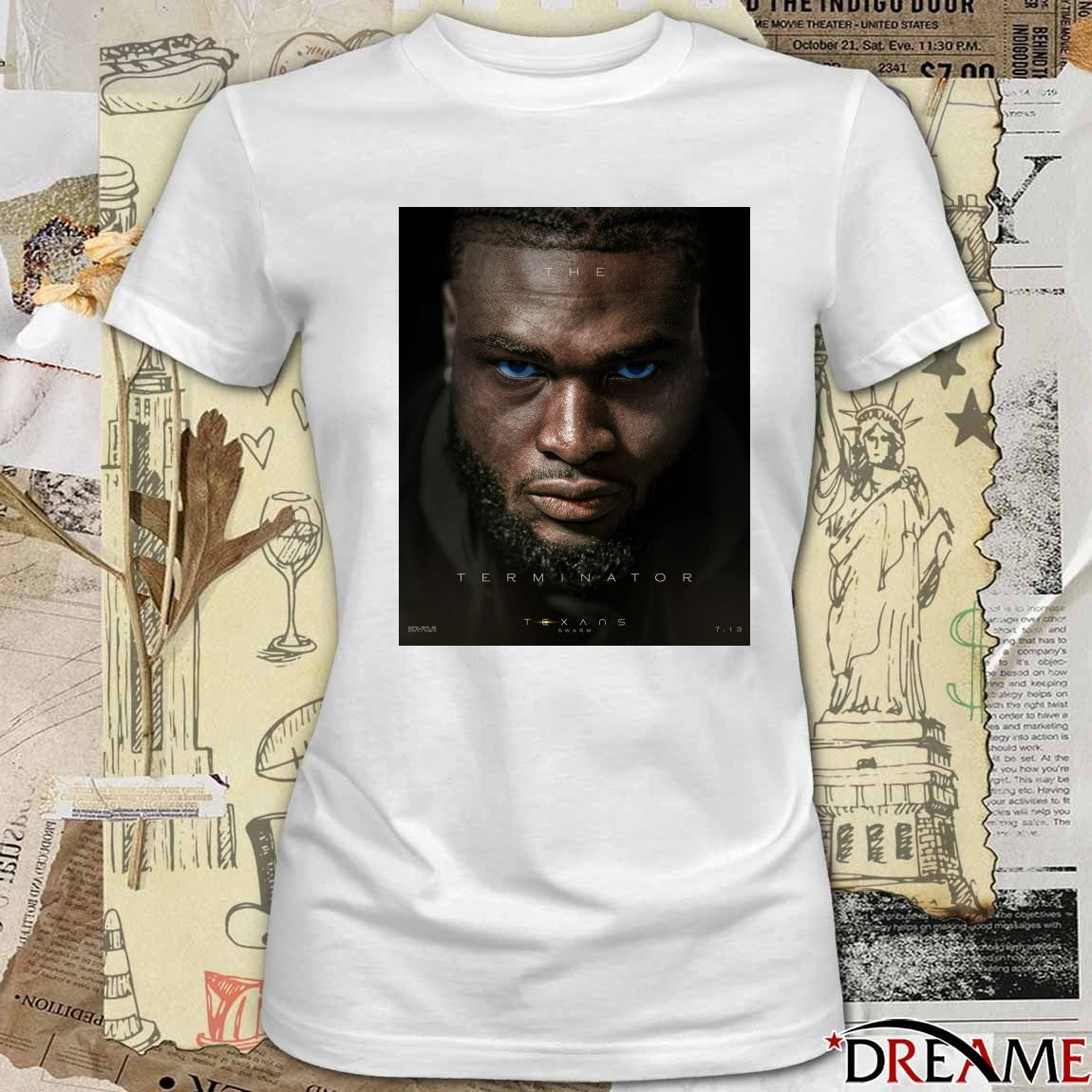 Will Anderson The Terminator Houston Texans Swarm Poster t-shirt