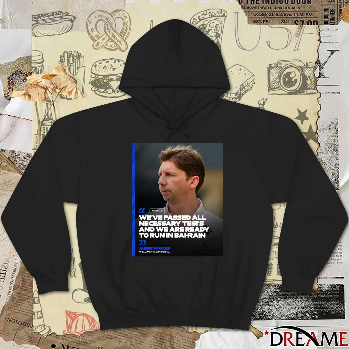 Williams Team Principal James Vowles We’re Passed All Necessary Tests And We Are Ready To Run In Bahrain Poster t-shirt