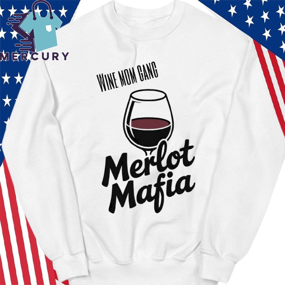 Wine Moms Gang Merlot Mafia Shirt