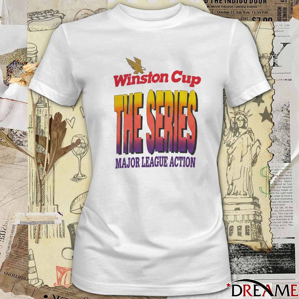 Winston Cup The Series Major League Action No Strikes All Balls Nascar t-shirt