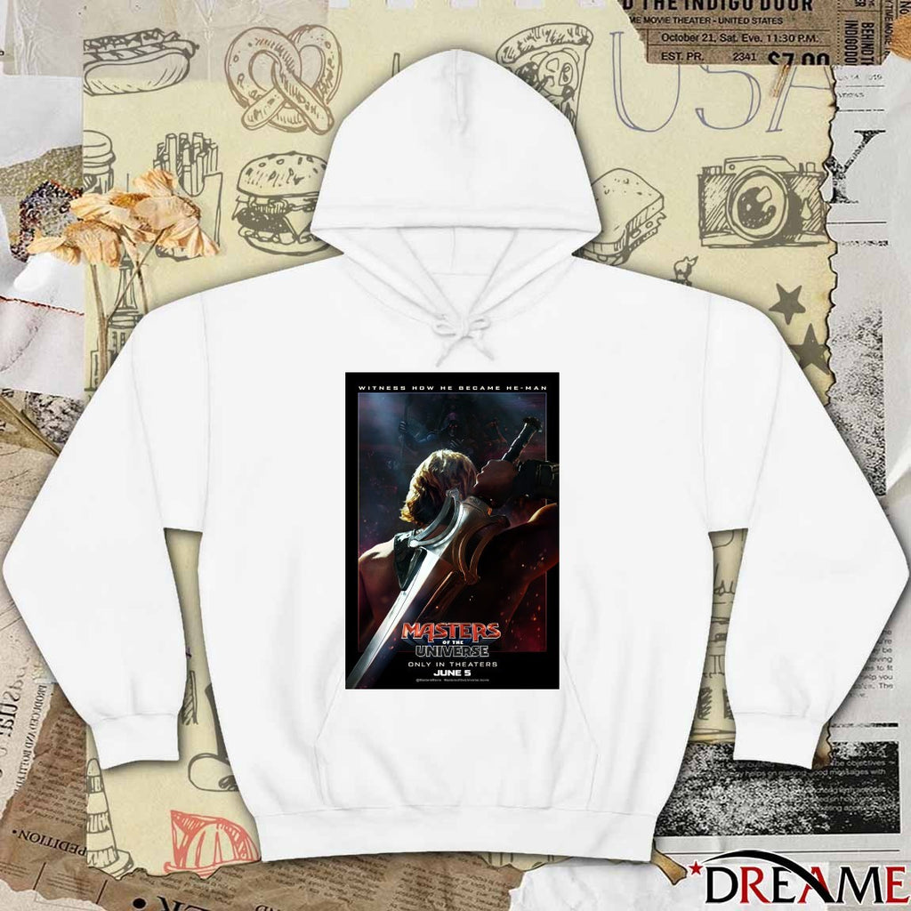 Witness How He Became He-Man Masters Of The Universe Only In Theaters June 5 2026 Poster t-shirt