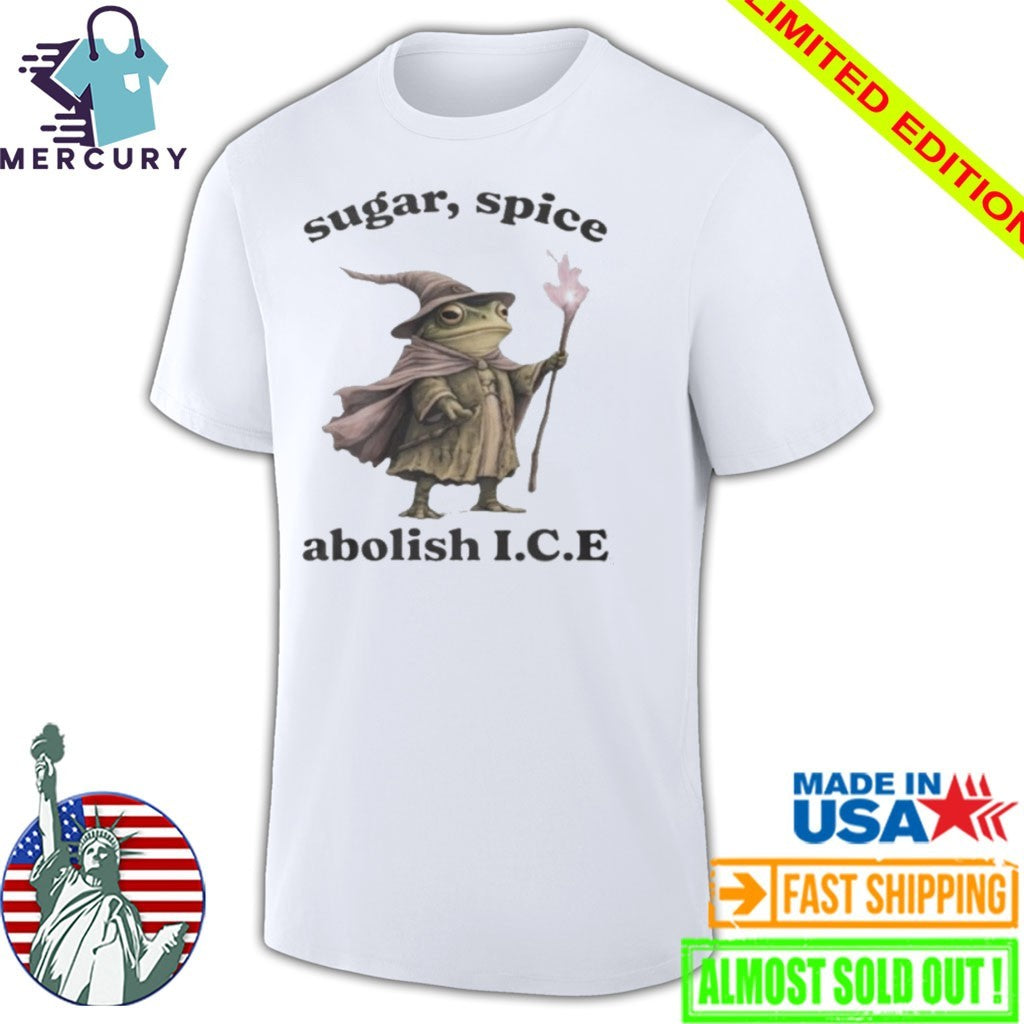 Wizard Frog Sugar Spice Abolish ICE Shirt