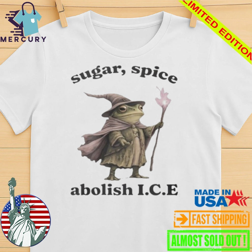 Wizard Frog Sugar Spice Abolish ICE Shirt