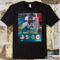 Women’s Hockey Final Score USA 5 – 0 Canada Milan Cortina 2026 Poster t-shirt