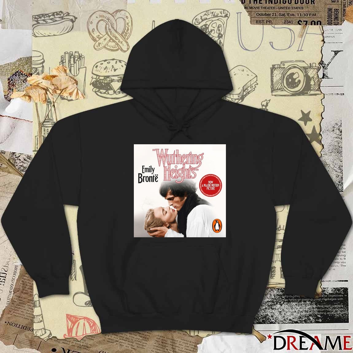 Wuthering Heights Emily Bronte Now A Major Motion Picture Poster t-shirt