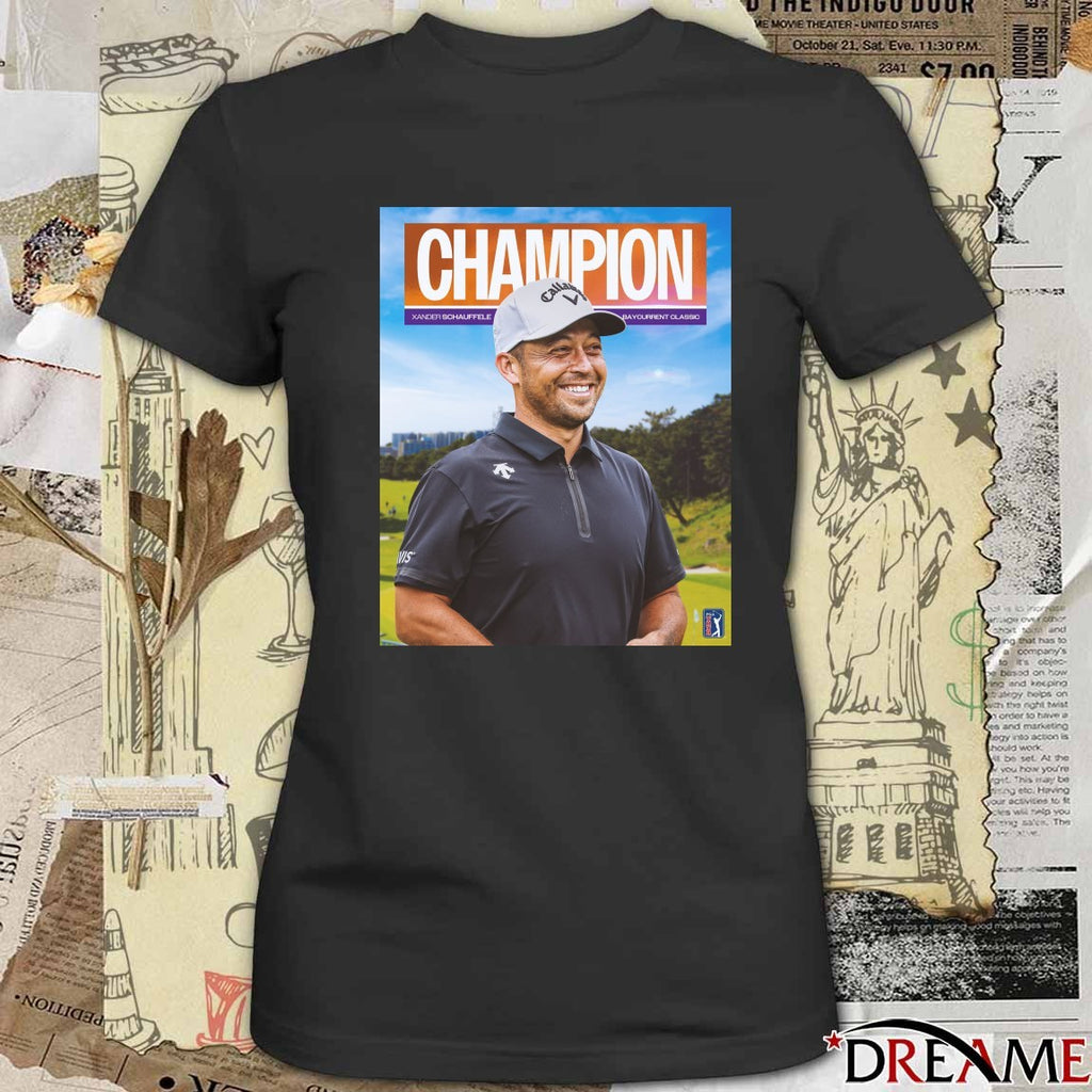 Xander Schauffele Baycurrent Classic Champions PGA Tour 2025 Poster t-shirt