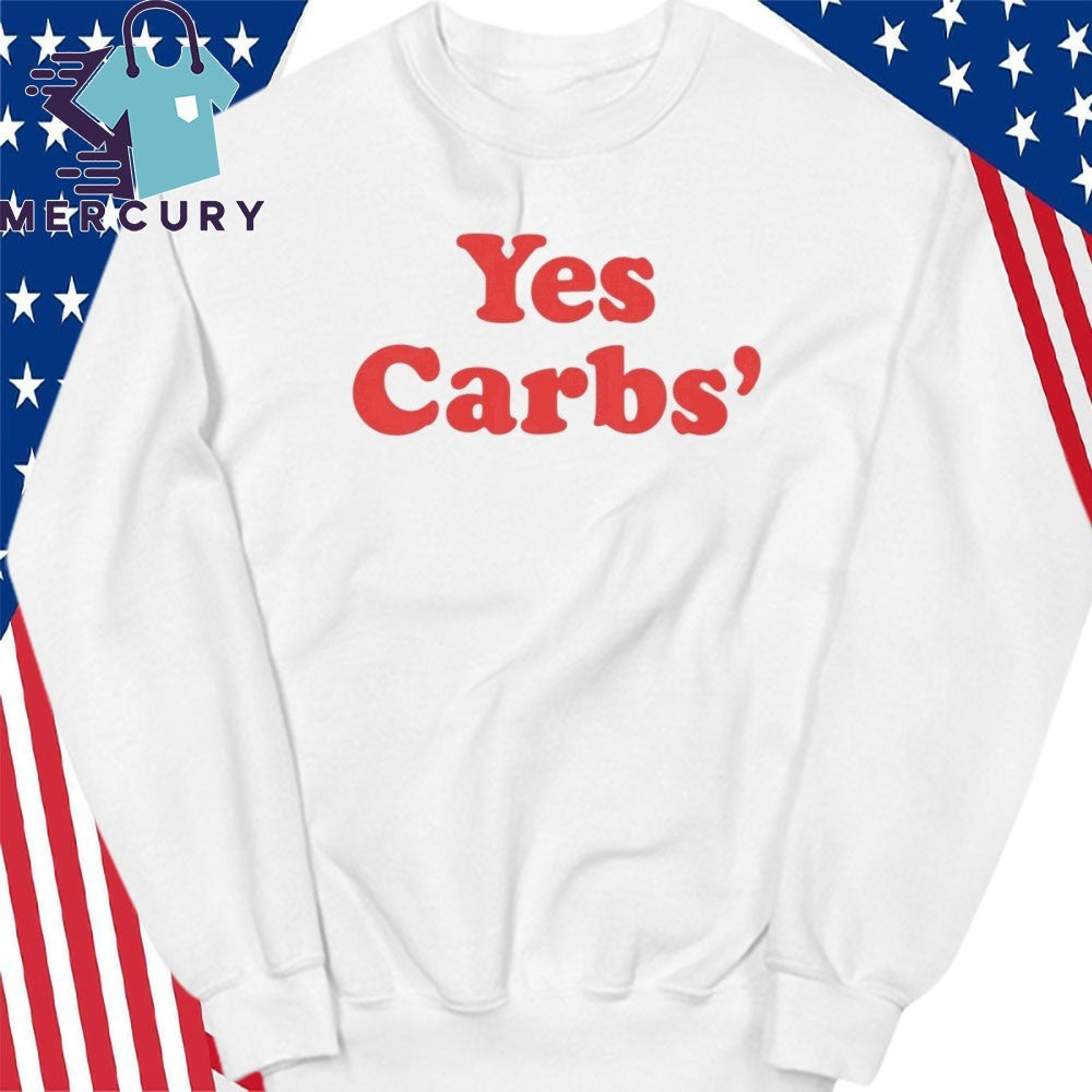 Yes Carbs Ringer Shirt