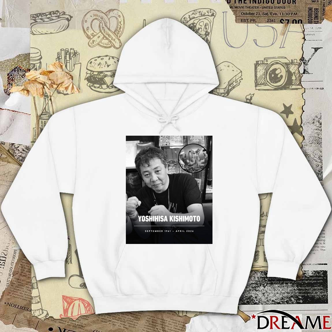 Yoshihisa Kishimoto September 1961 – April 2026 IGN t-shirt