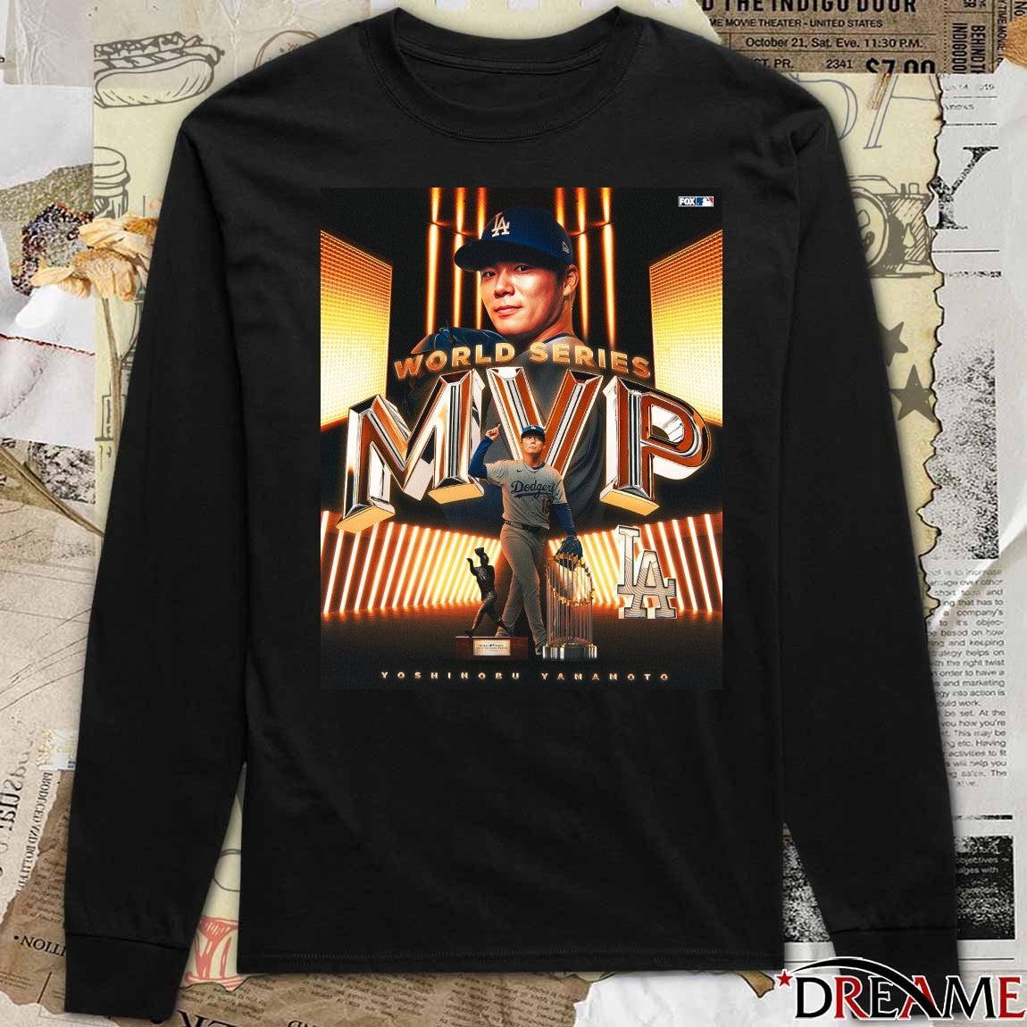 Yoshinobu Yamamoto Los Angeles Dodgers Being Named The World Series MVP 2025 Poster t-shirt