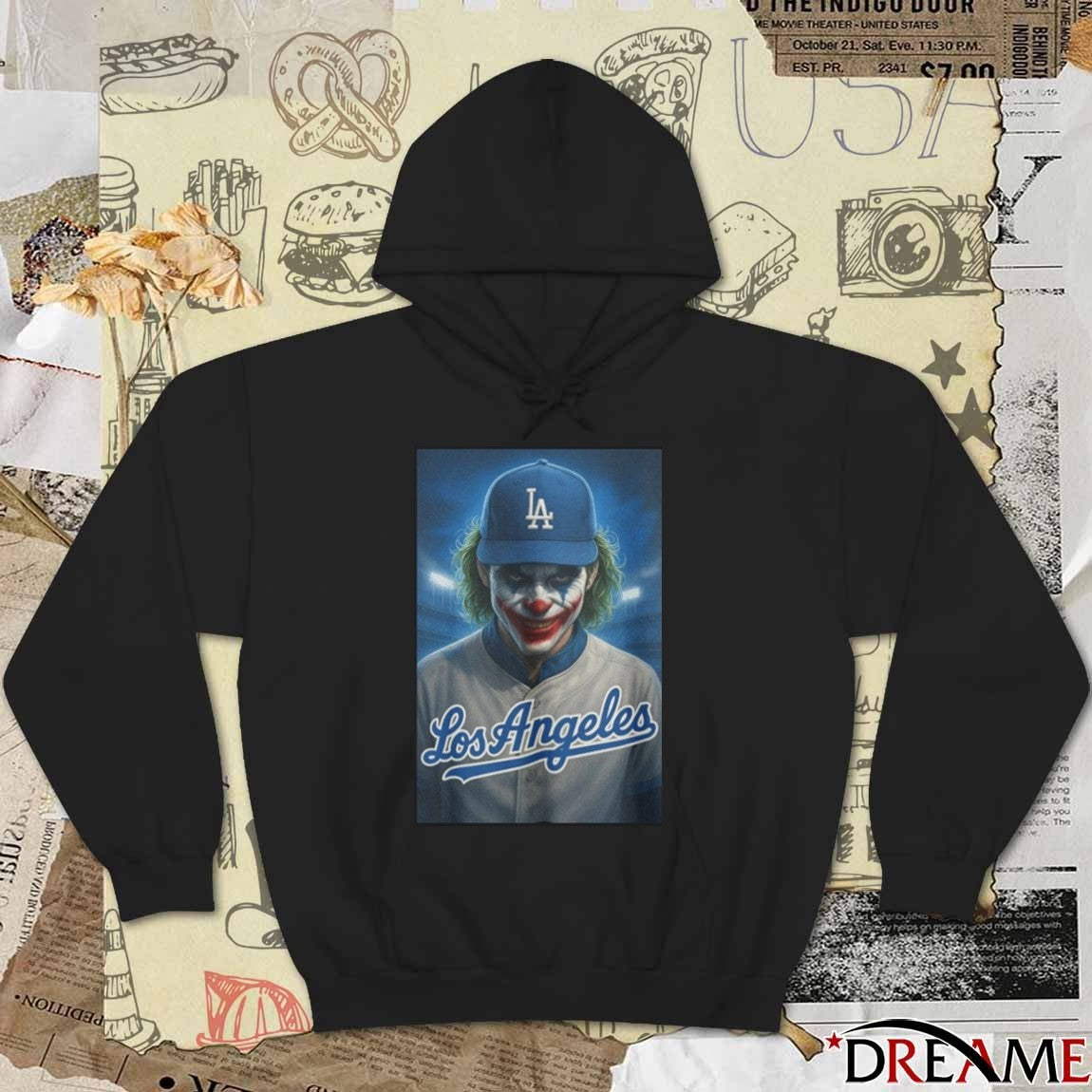 ZSBR in Vegas Los Angeles Dodgers Joker Fanart 2025 t-shirt