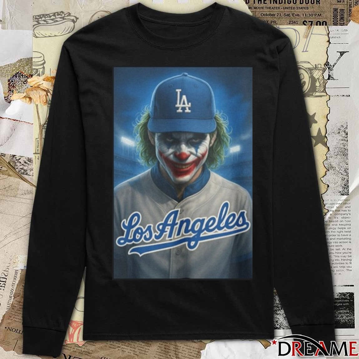ZSBR in Vegas Los Angeles Dodgers Joker Fanart 2025 t-shirt