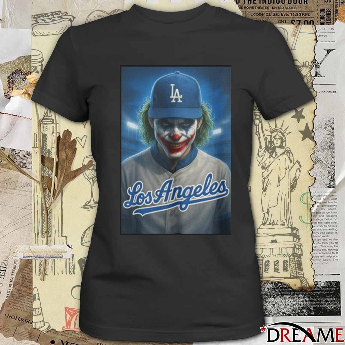 ZSBR in Vegas Los Angeles Dodgers Joker Fanart 2025 t-shirt