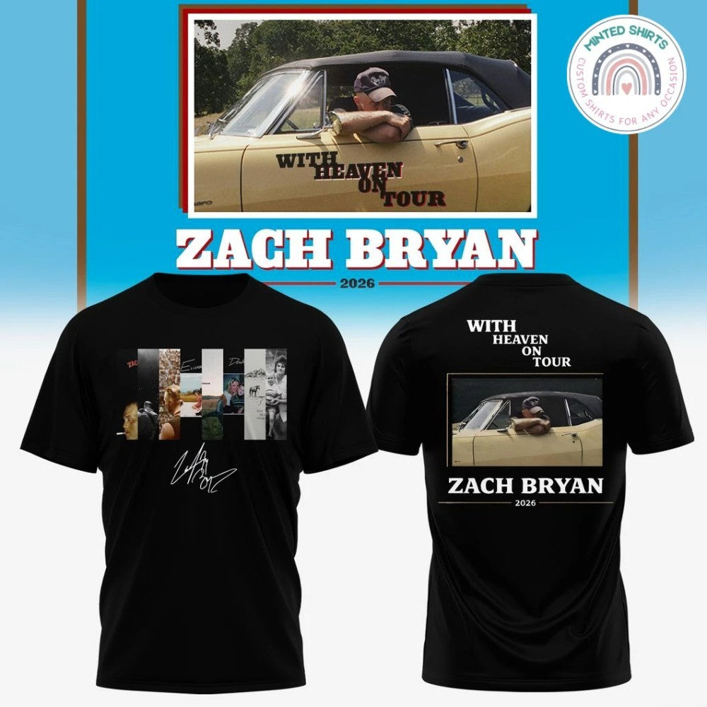 Zach Bryan 2026 Tour Shirt
