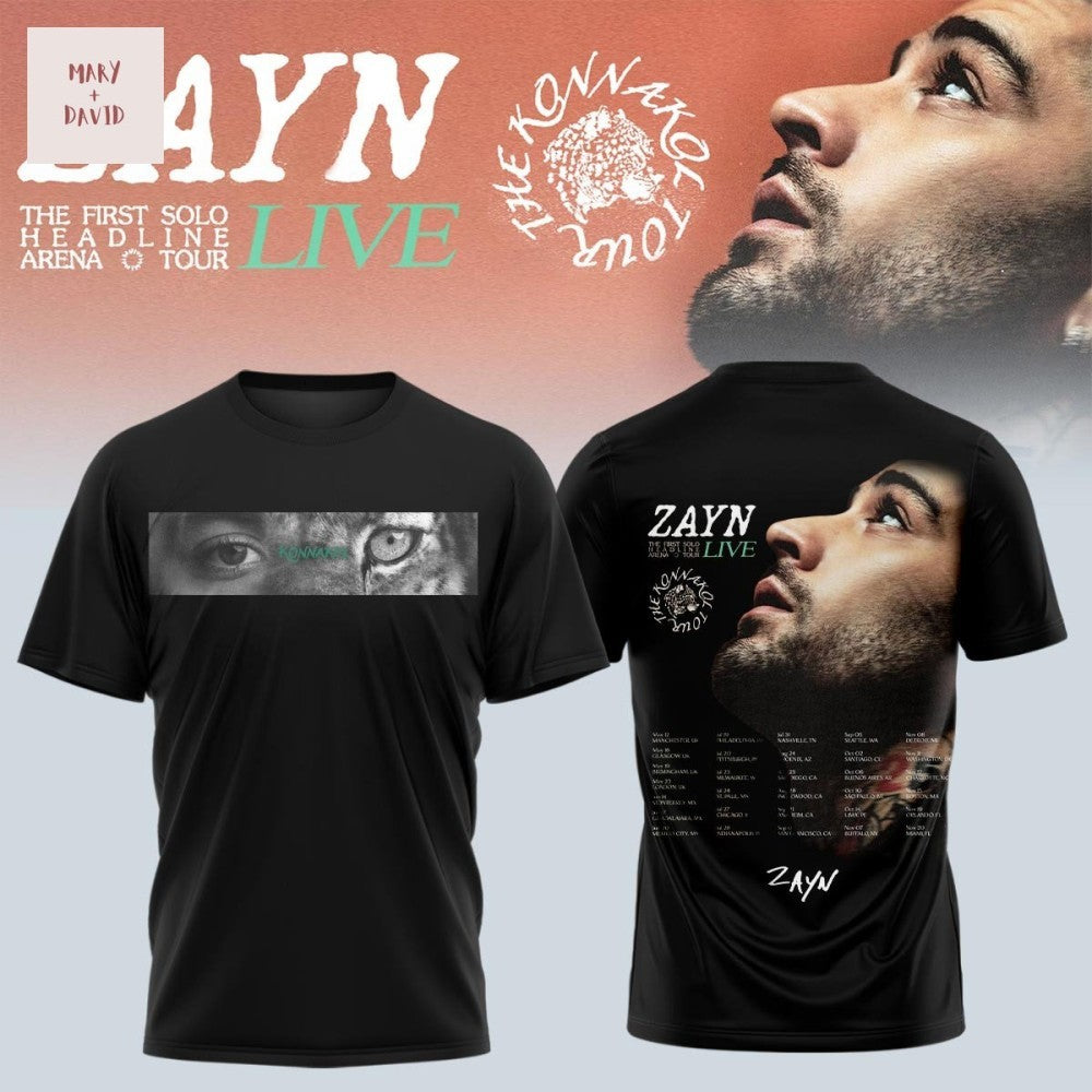 Zayn Malik The Konnakol Tour The First Solo Headline Arena Tour 2026 Shirt