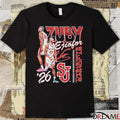 Zuby Ejiofor Elevated 90s St John’s Red Storm Men’s Basketball 2026 Signature t-shirt