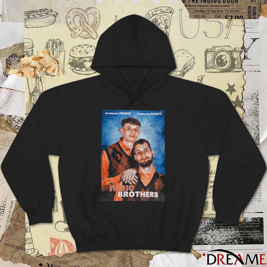 Zvonimir Ivisic And Tomislav Ivisic Step Brothers Illinois Fighting Illini t-shirt