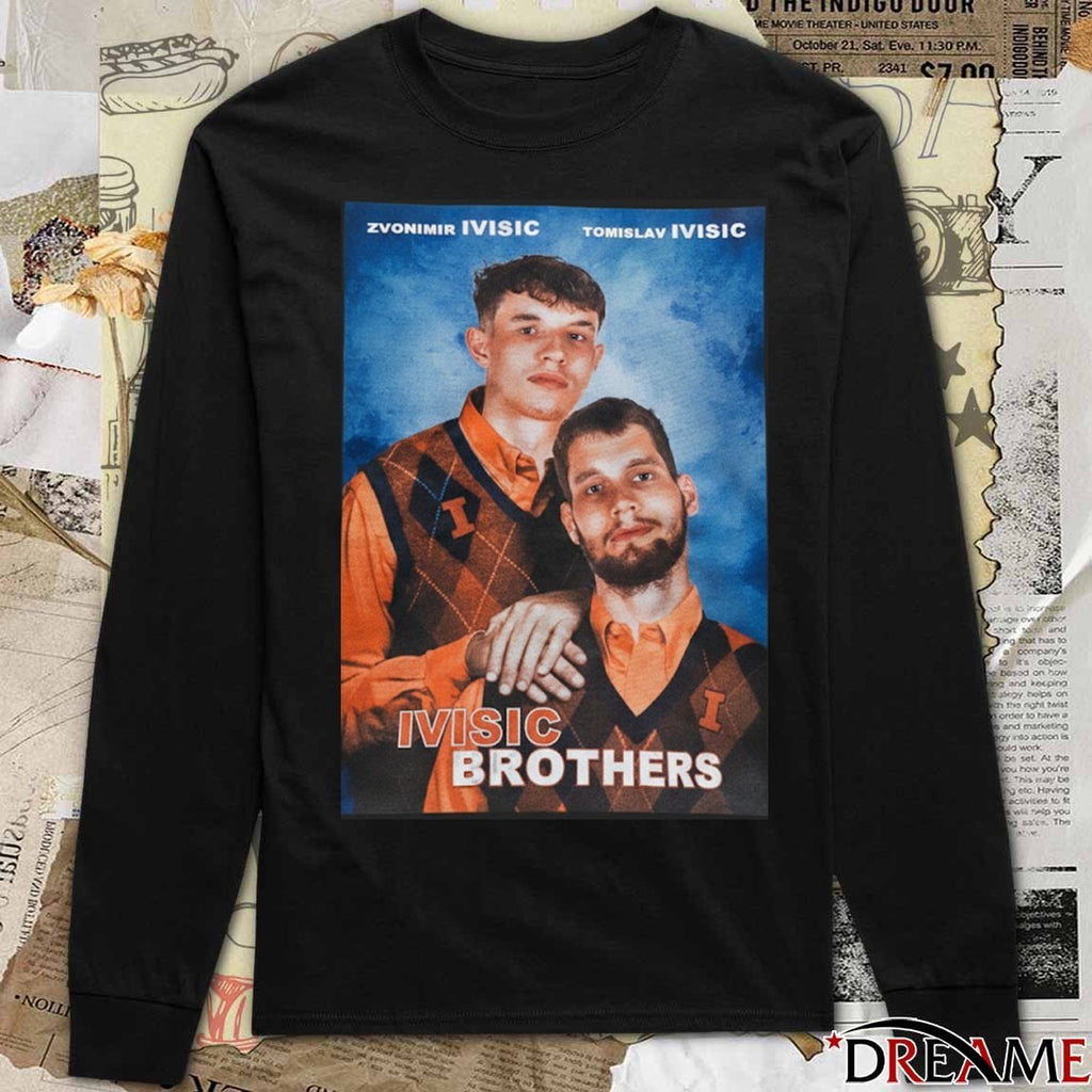 Zvonimir Ivisic And Tomislav Ivisic Step Brothers Illinois Fighting Illini t-shirt