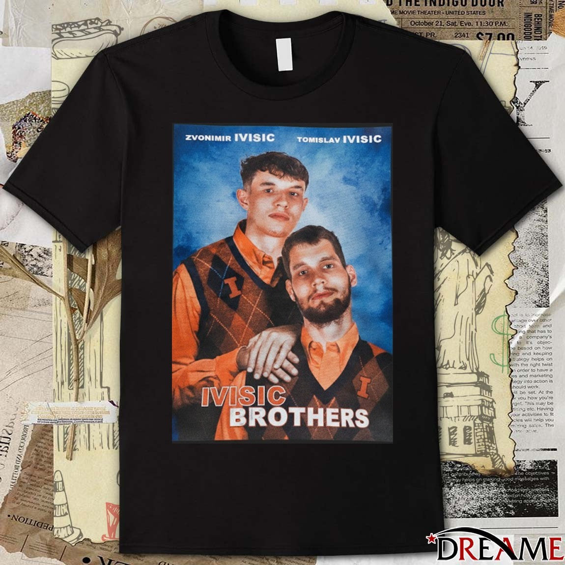 Zvonimir Ivisic And Tomislav Ivisic Step Brothers Illinois Fighting Illini t-shirt