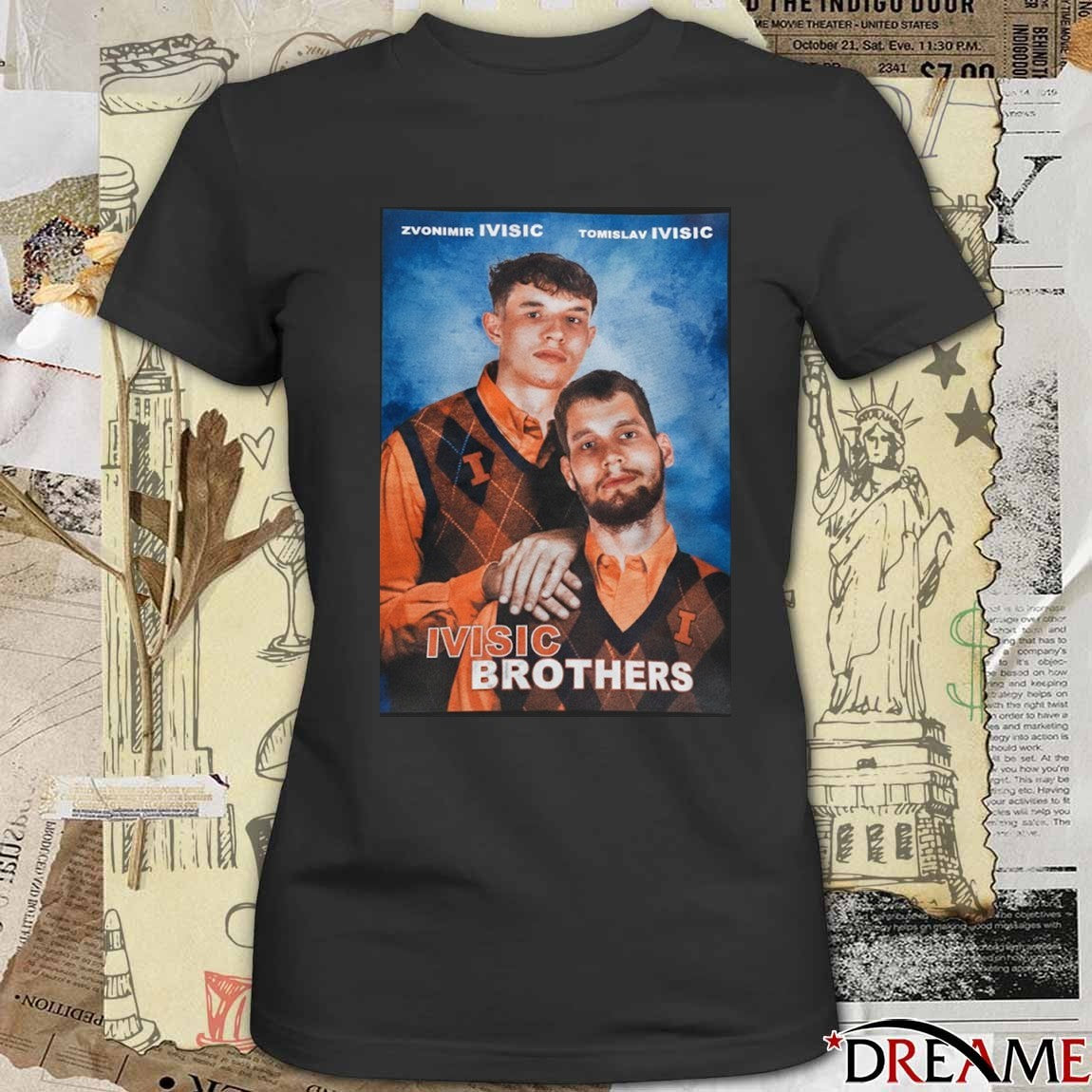 Zvonimir Ivisic And Tomislav Ivisic Step Brothers Illinois Fighting Illini t-shirt