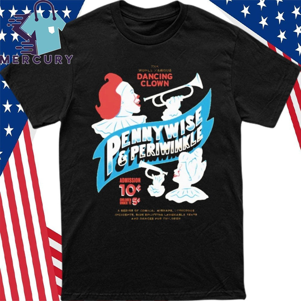 iT Welcome to Derry Pennywise & Periwinkle Shirt