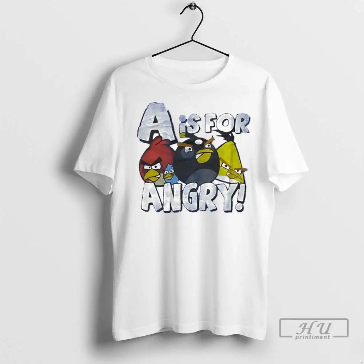 Officials A Is For Angry Bird Ladies T Shirt