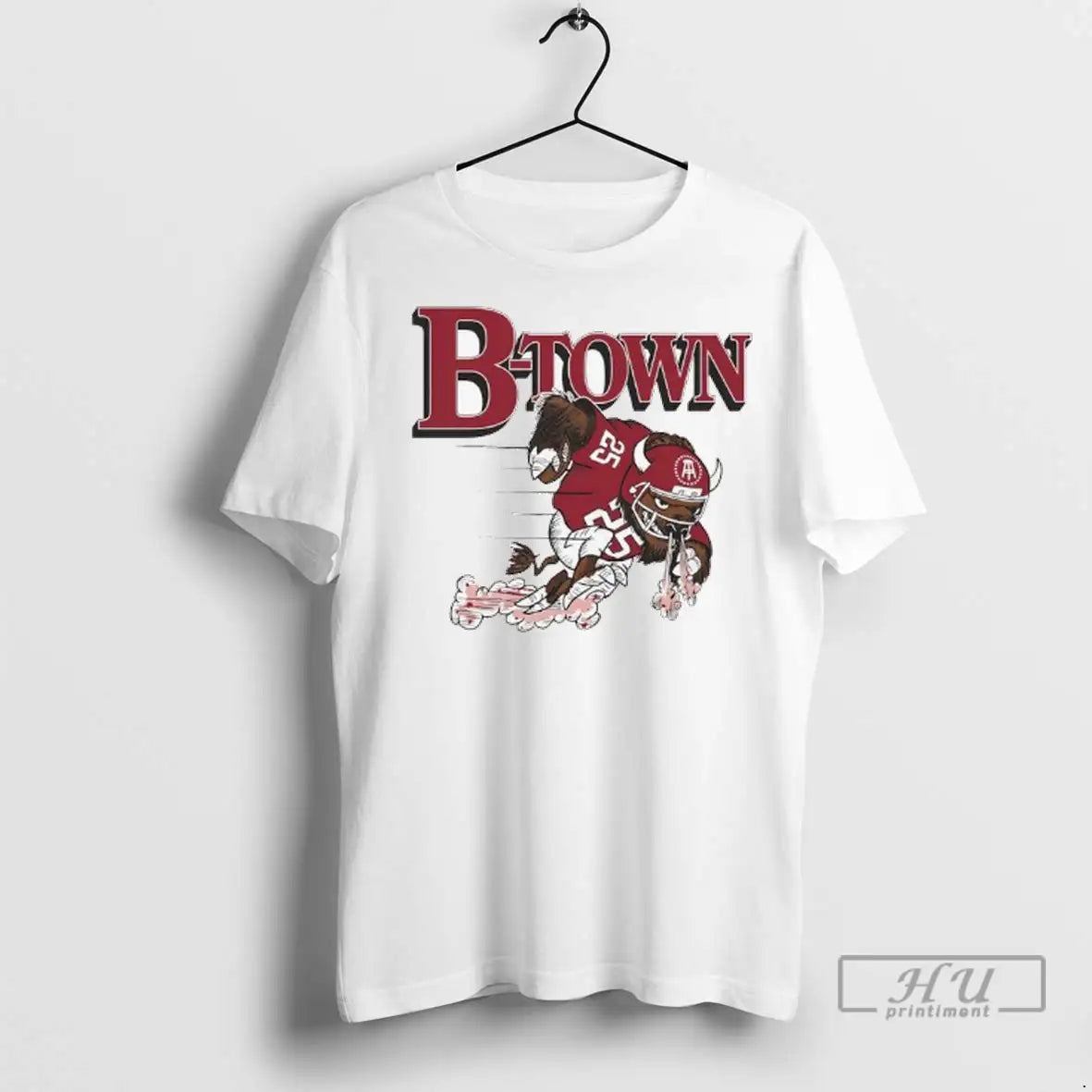 Officials B Town Bison Indiana Sooners Football Ladies T Shirt