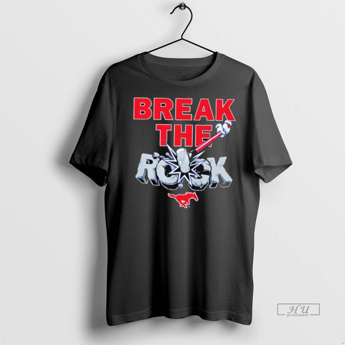 Officials Best Smu Football Break The Rock Bang Bang Premium Tee Shirt Sweater