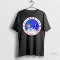 Officials Chicago Cubs Baseball Heartbeat Ems Skyline T Shirt