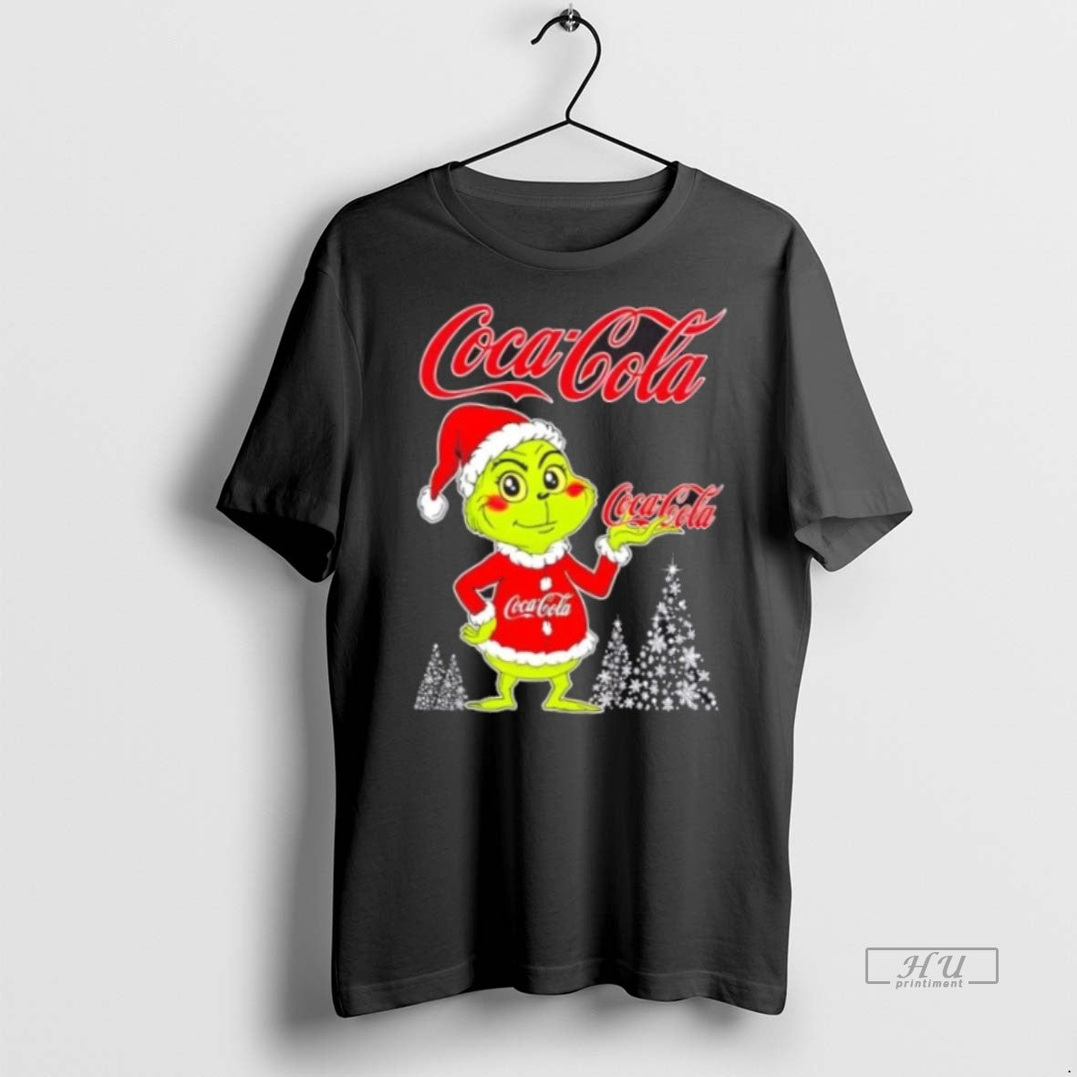 Officials Coca Cola And Grinchmas Christmas Tree Premium Tee Shirt Sweater