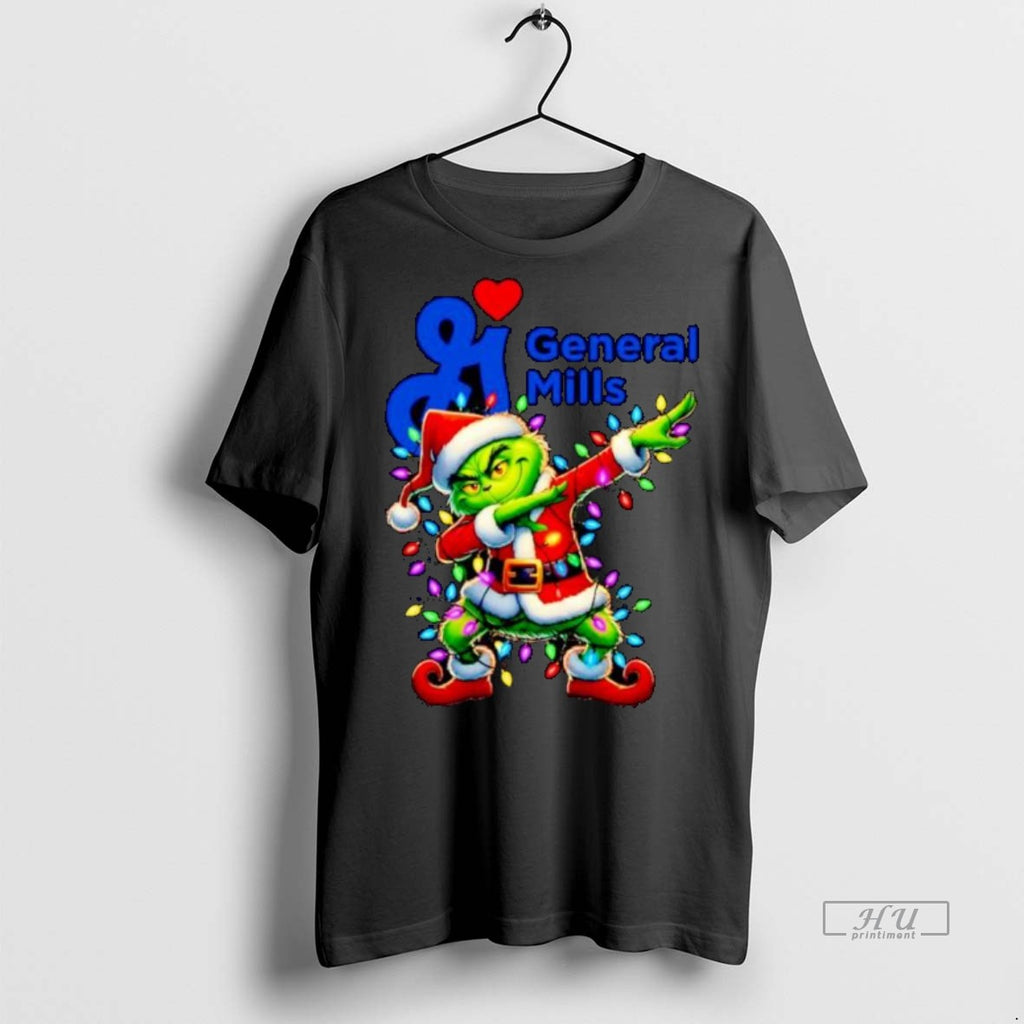 Officials General Mills X Grinch Dabbing Merry Christmas Ornaments Premium Tee Shirt Sweater