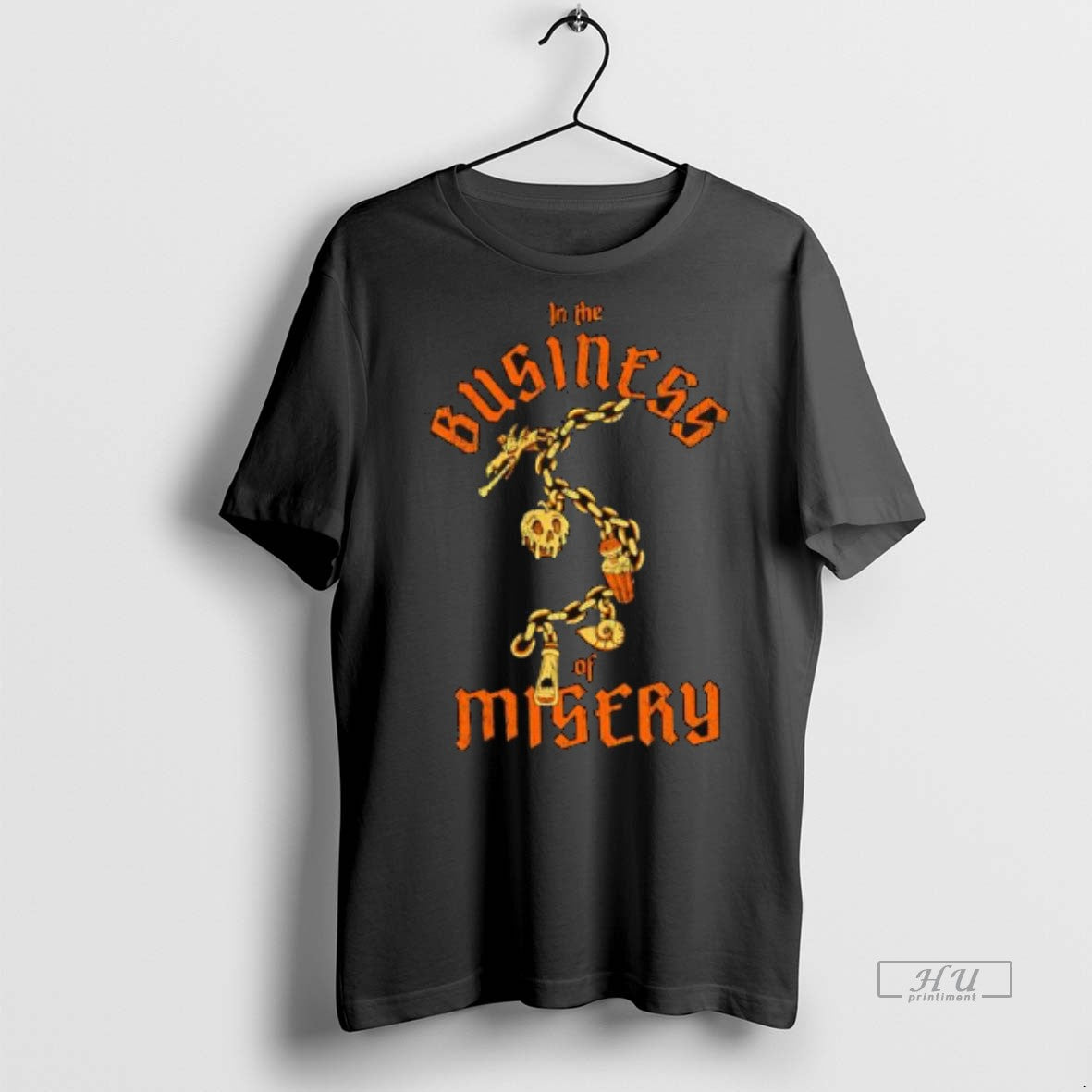 Officials In The Business Of Misery Dragon Chain With Charms Premium Tee Shirt Sweater