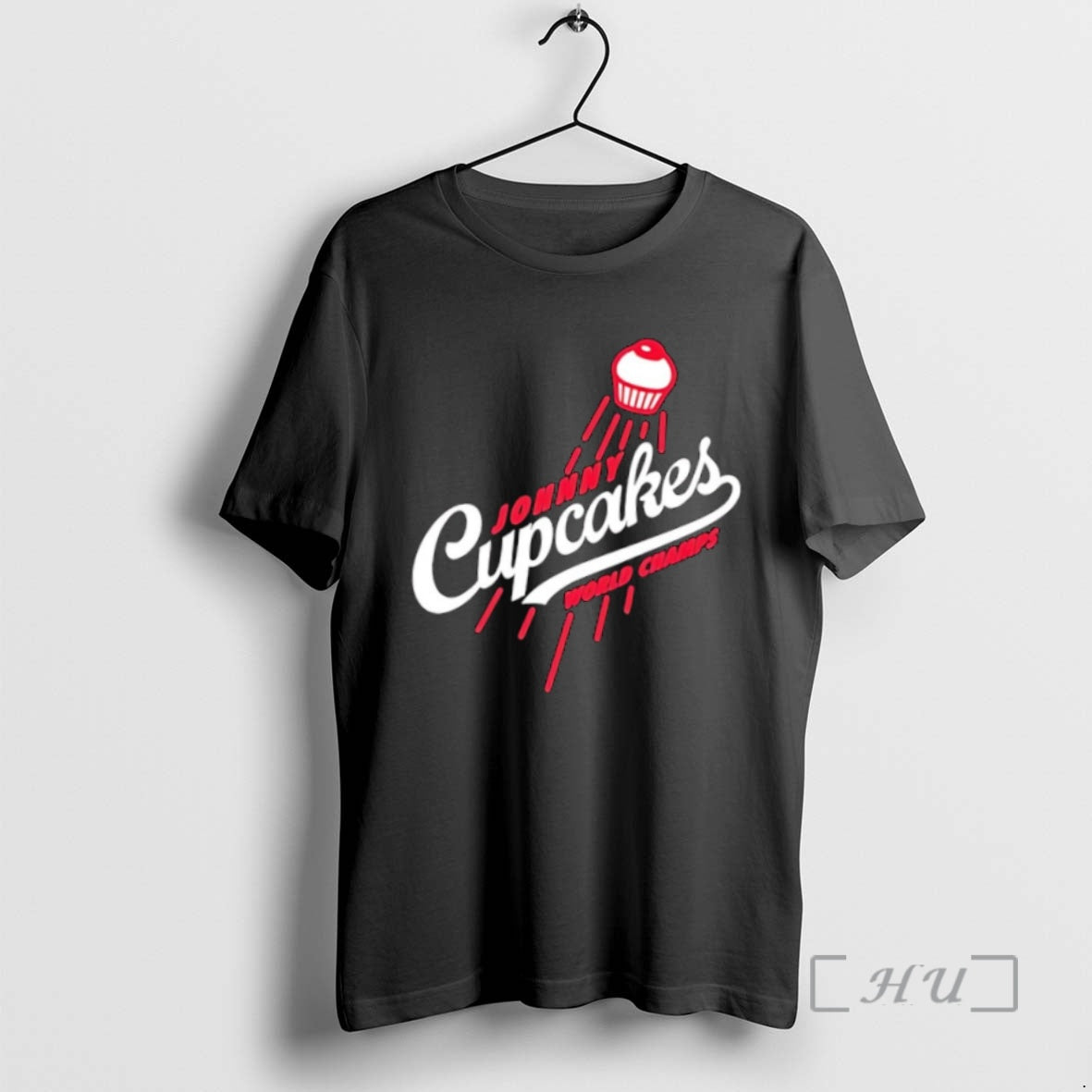 Officials Johnny Cupcakes World Champs Style Los Angeles Dodgers Logo Premium T Shirt Sweater