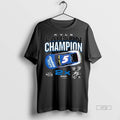 Officials Kyle Larson 2025 Nascar Cup Series Champion Stats Long Sleve Premium Tee Shirt Sweater