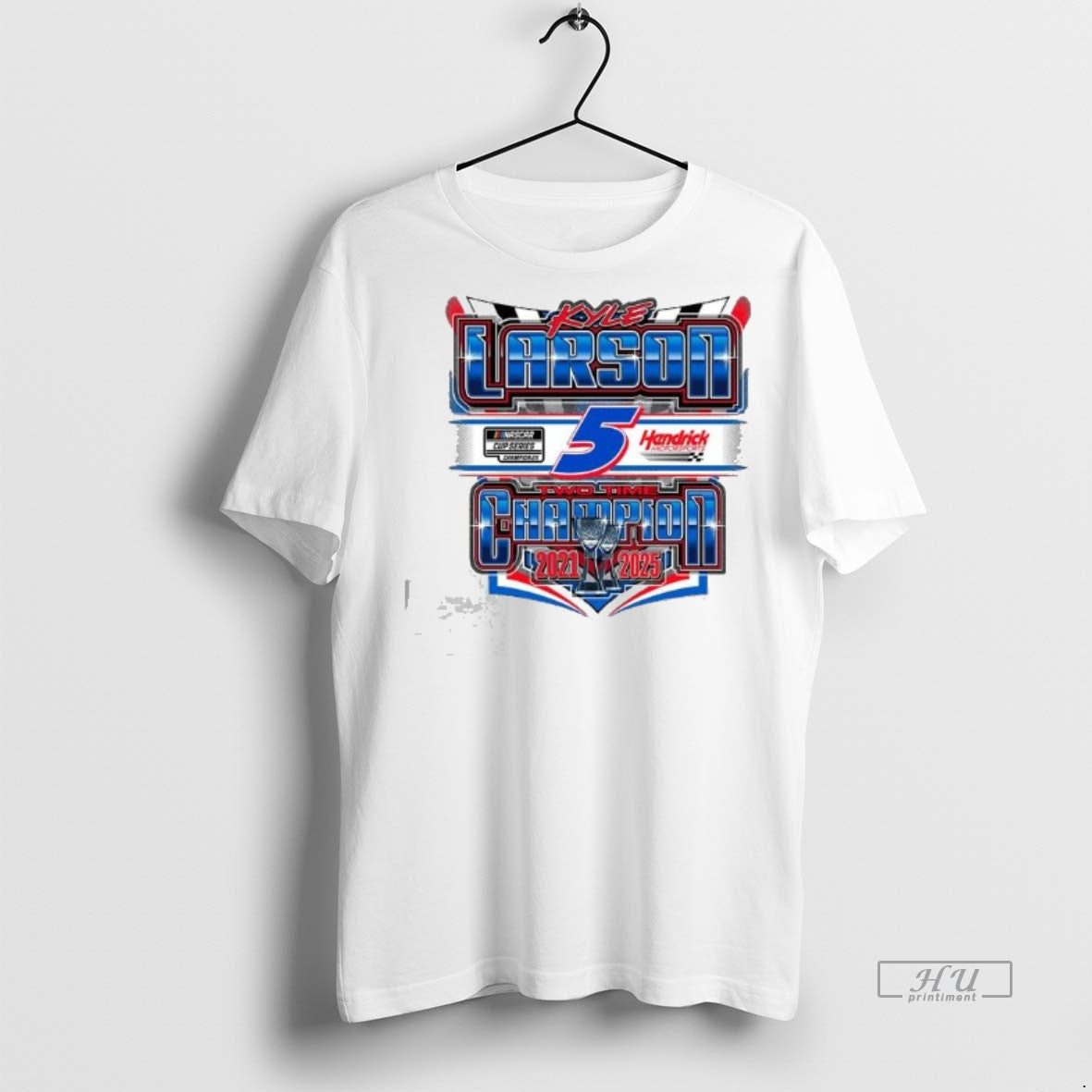 Officials Kyle Larson 5 2025 Nascar Two Time Champion Exclusive Premium Tee Shirt Sweater
