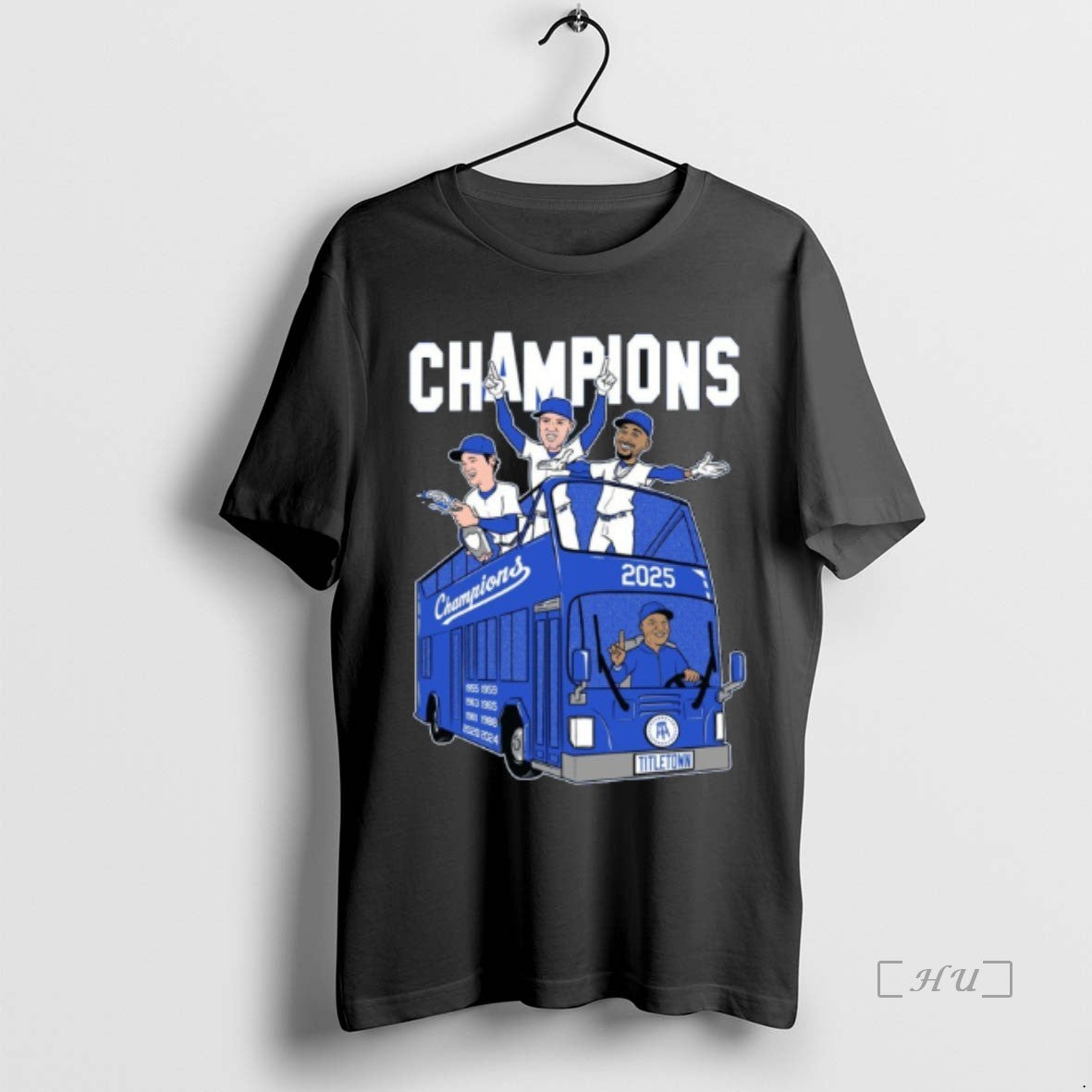 Officials La Dodgers 2025 World Champions Titletown Premium T Shirt Sweater