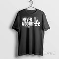 Officials Los Angeles Dodgers 2025 World Series Champions Never A Doubt Ornaments