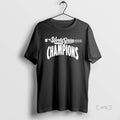 Officials Los Angeles Dodgers 2025 World Series Champions Trophy Two Sided Premium T Shirt Sweater