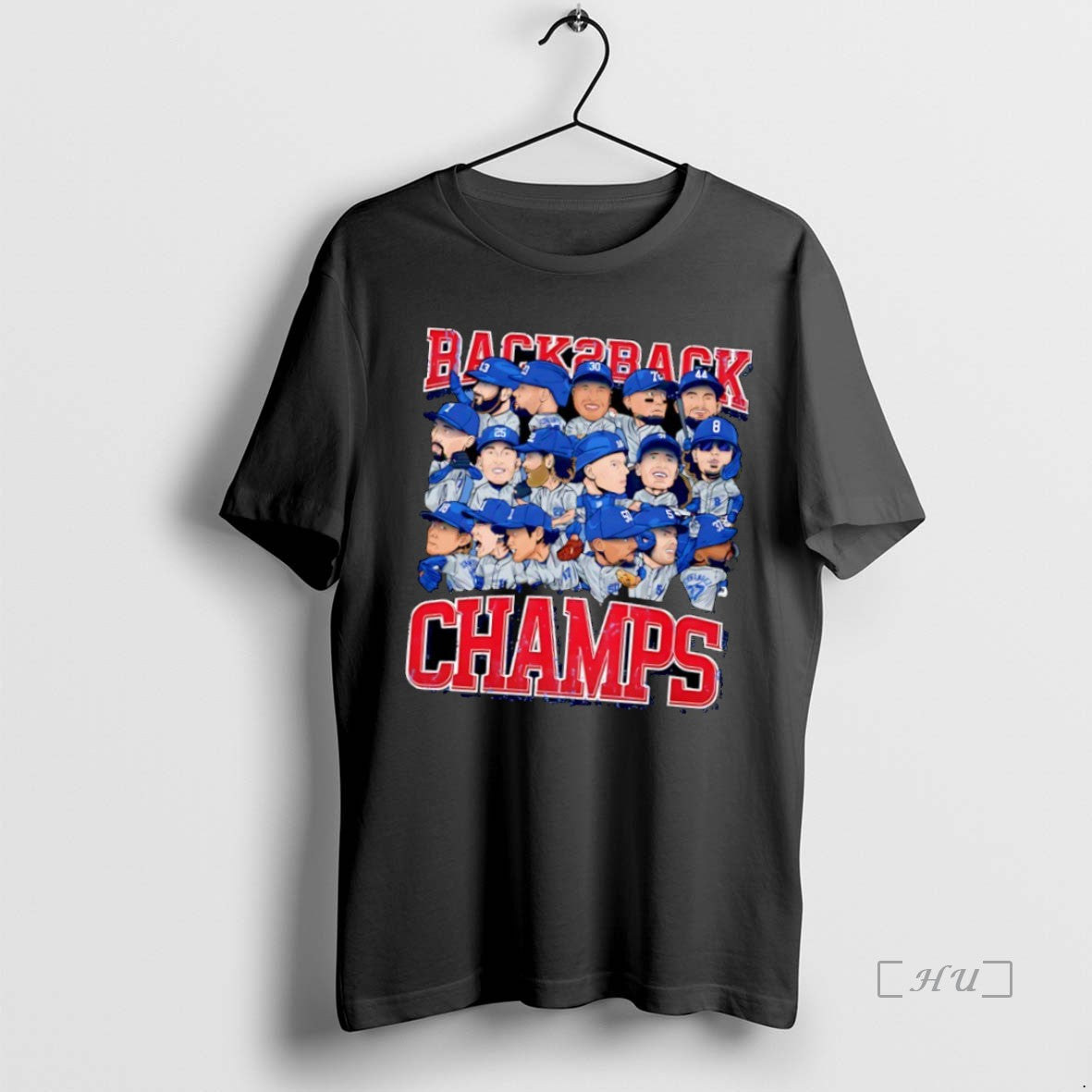 Officials Los Angeles Dodgers Baseball Back 2 Back Champions 2025 Caricature Premium T Shirt Sweater