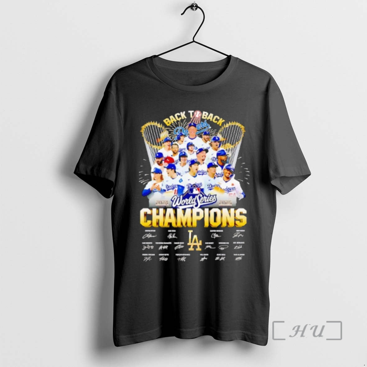 Officials Los Angeles Dodgers Team Back To Back World Series Champions Signatures